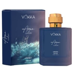 VOKKA Aqua 100 ml | Unisex Luxury Long Lasting Perfume For Men And Women | Aquatic Scent Eau De Parfum | EDP Fragrance for Gift | Notes: Aqua Woody Musky